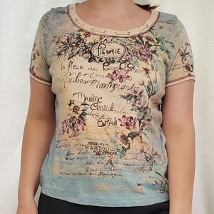 Y2k Print all over top